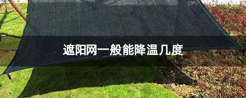 遮阳网一般能降温几度