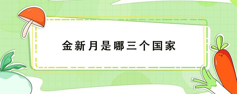 金新月是哪三个国家