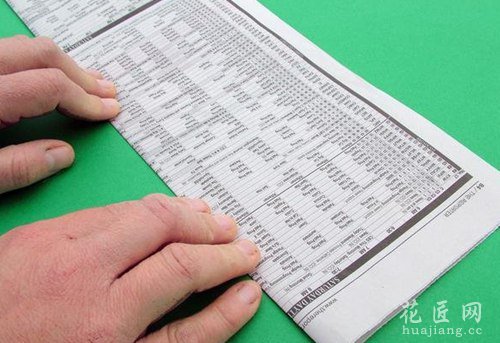 报纸折成育苗杯教程