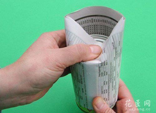 报纸折成育苗杯教程