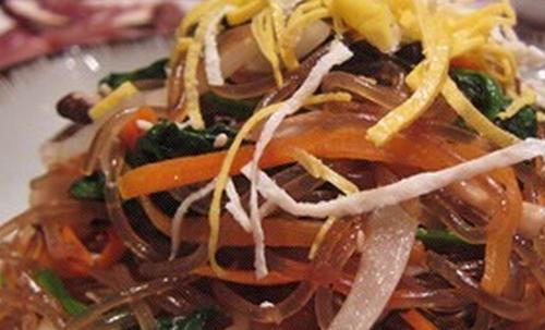韩国杂菜的制作方法步骤和材料