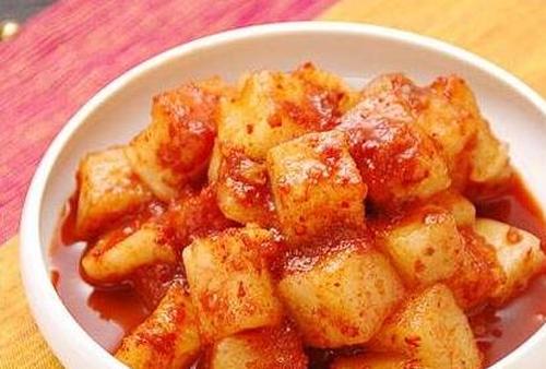 韩国萝卜泡菜的腌制方法