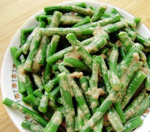 麻酱拌豆角的材料和做法步骤
