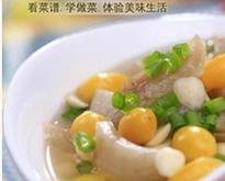 白果杏仁美肤汤原料和做法