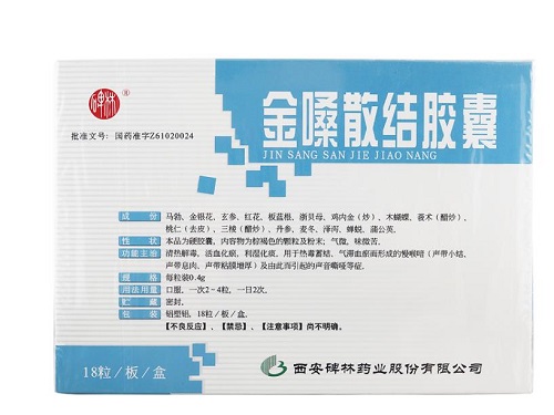 金嗓散结胶囊的说明书