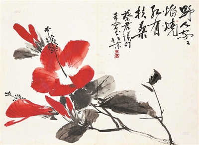 朱槿花简笔画图片