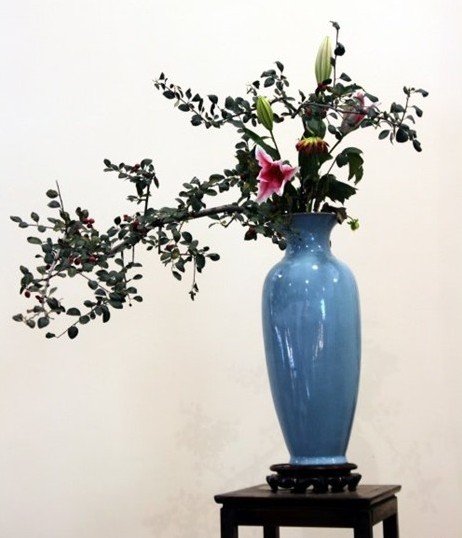 瓶式插花图片