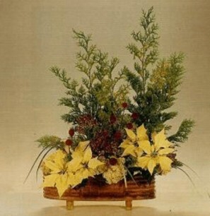 插花欣赏——美丽圣诞节