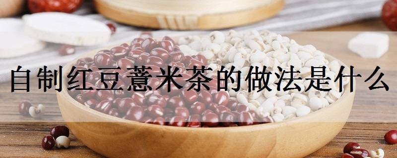 自制红豆薏米茶的做法是什么 有哪些功效作用