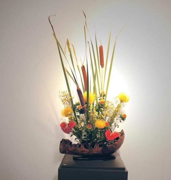 日本ichiyo插花艺术 对火腿情有独钟