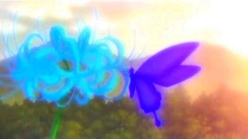 蓝色彼岸花图片