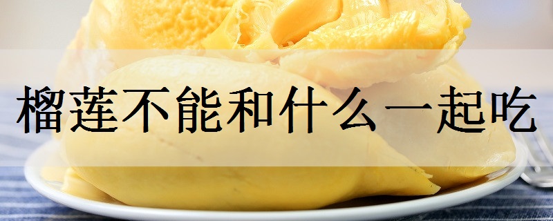 榴莲不能和什么一起吃 吃了会有什么反应