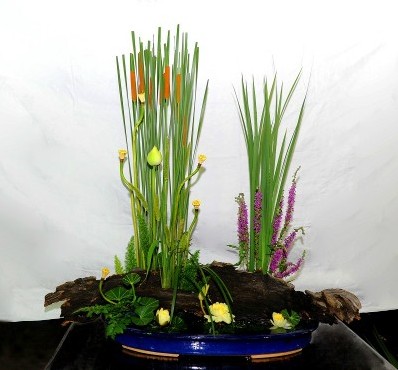 古猗园首届上海荷花节插花作品选登