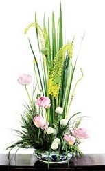 中国传统插花——荷花插花