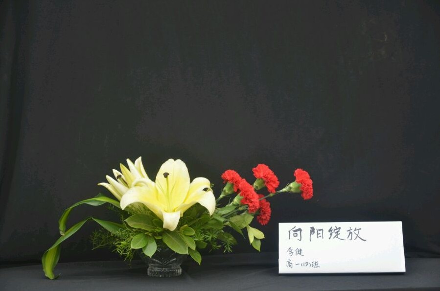 清远市第一中学插花比赛作品欣赏04