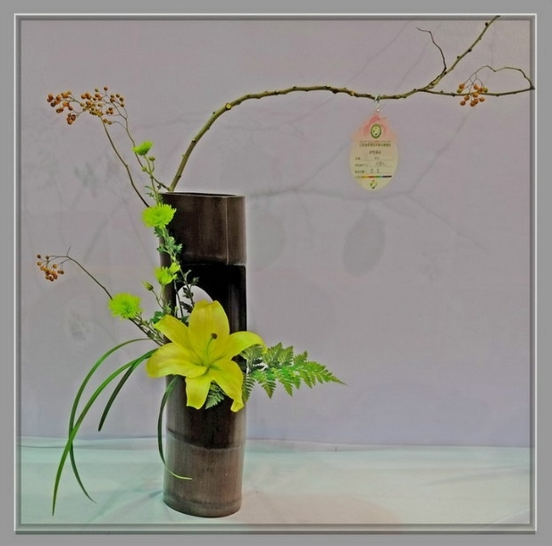 迎春花插花
