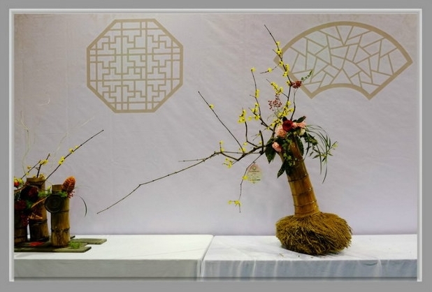 迎春花插花