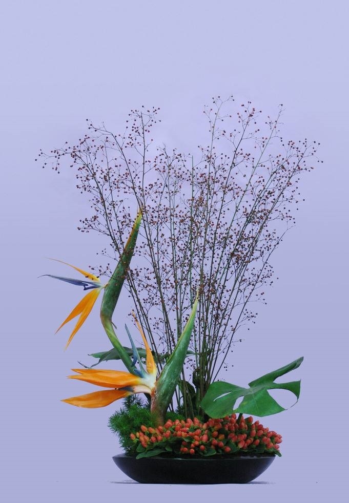 插花教学之：每一件插花艺术品都要有自己的主题