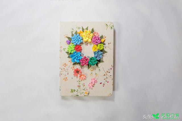 黏土衍生品的设计与制作——笔记本封面 手工创意