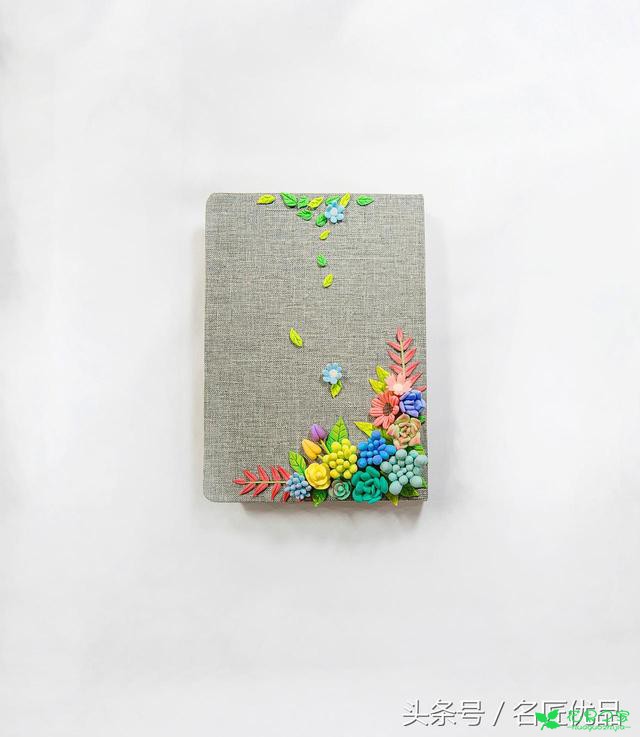 黏土衍生品的设计与制作——笔记本封面 手工创意