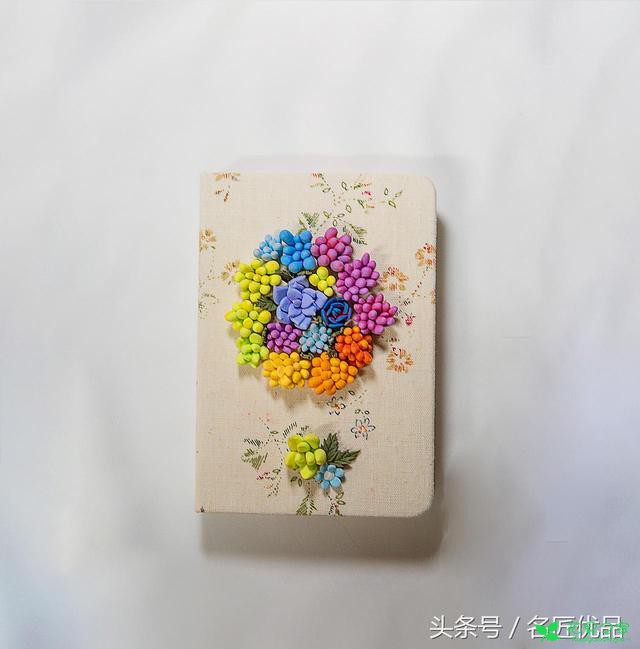 黏土衍生品的设计与制作——笔记本封面 手工创意