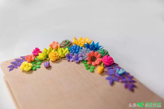 黏土衍生品的设计与制作——笔记本封面 手工创意