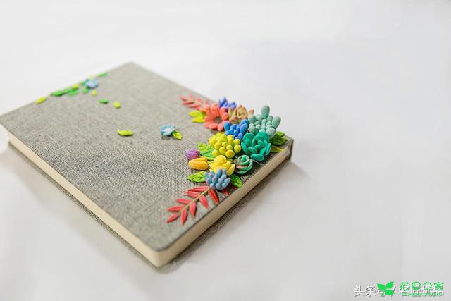 黏土衍生品的设计与制作——笔记本封面 手工创意
