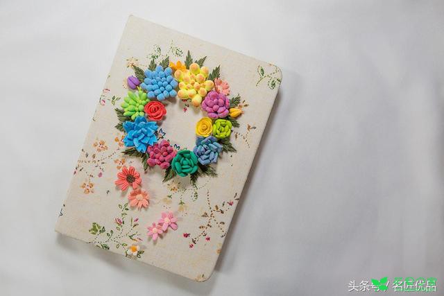 黏土衍生品的设计与制作——笔记本封面 手工创意
